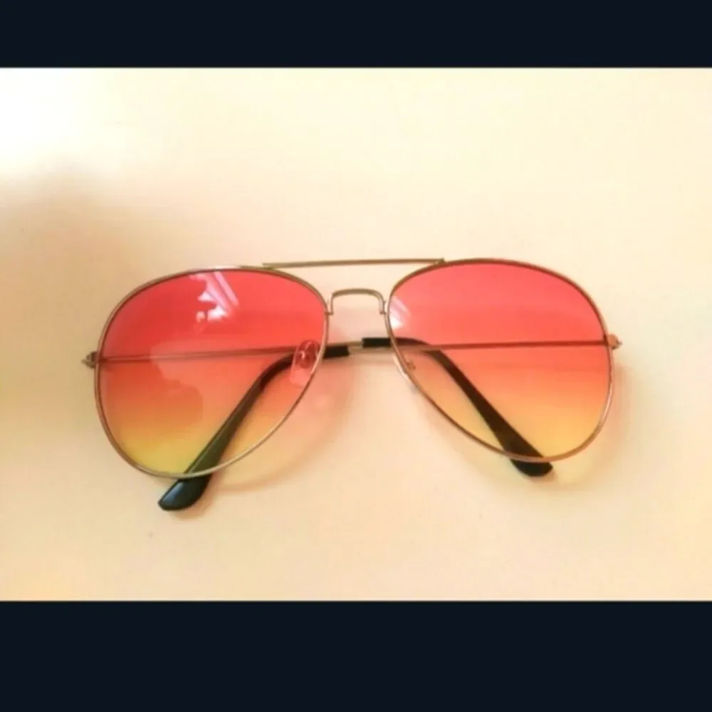 Pink UNISEX LUXURY AVIATOR SINGAPORE SUNGLASSES